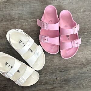 Birkenstock Kids Sandals - Pink and White